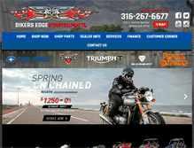 Tablet Screenshot of bikersedge.net